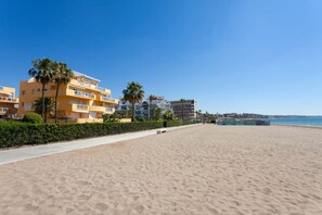 Aan het strand