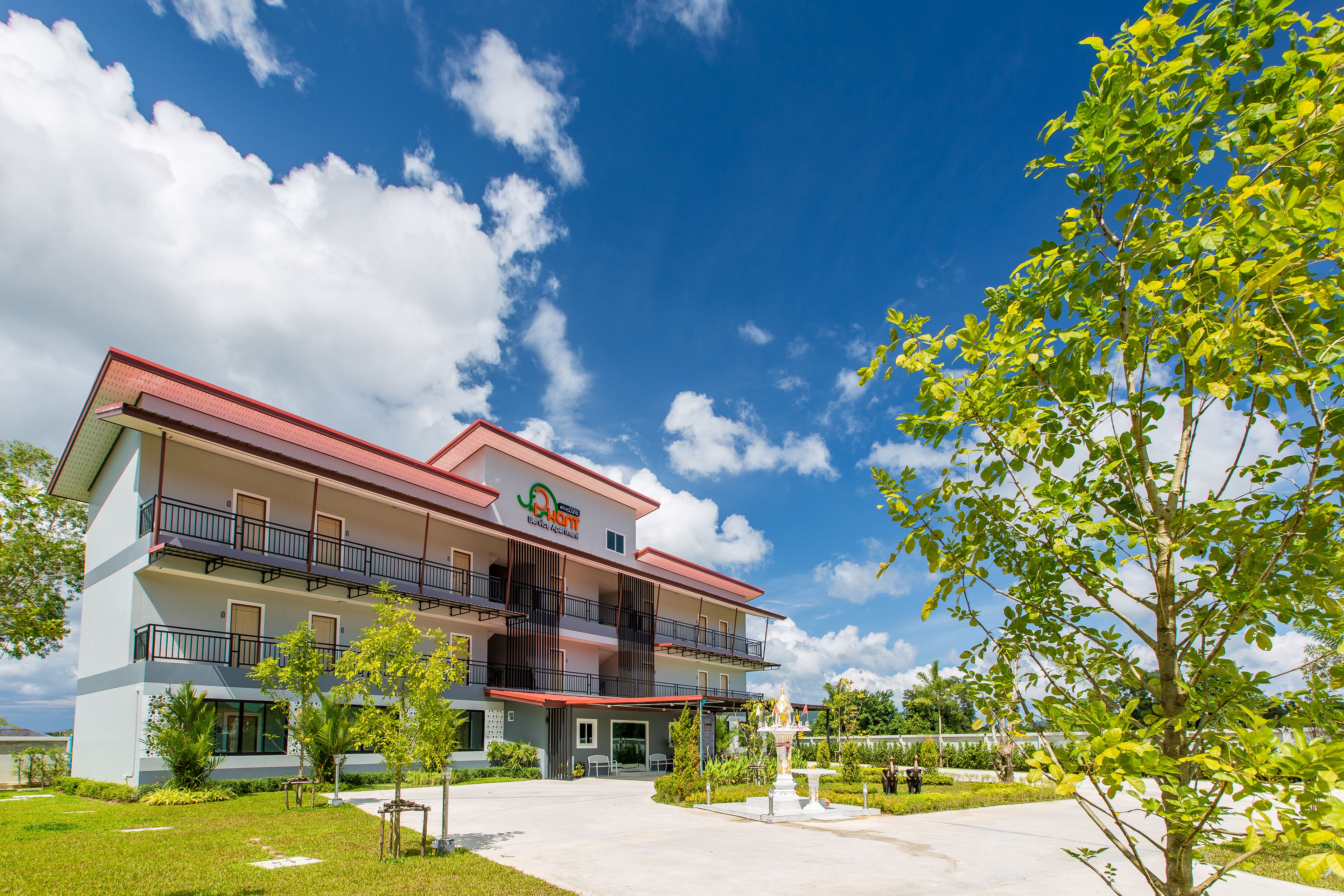 Blick von der Unterkunft