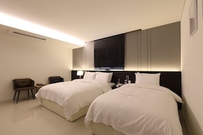 Twin kamer | 1 slaapkamer, een laptopwerkplek, gratis wifi