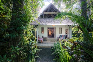 Superior cottage, 2 slaapkamers, uitzicht op tuin | Uitzicht op de tuin