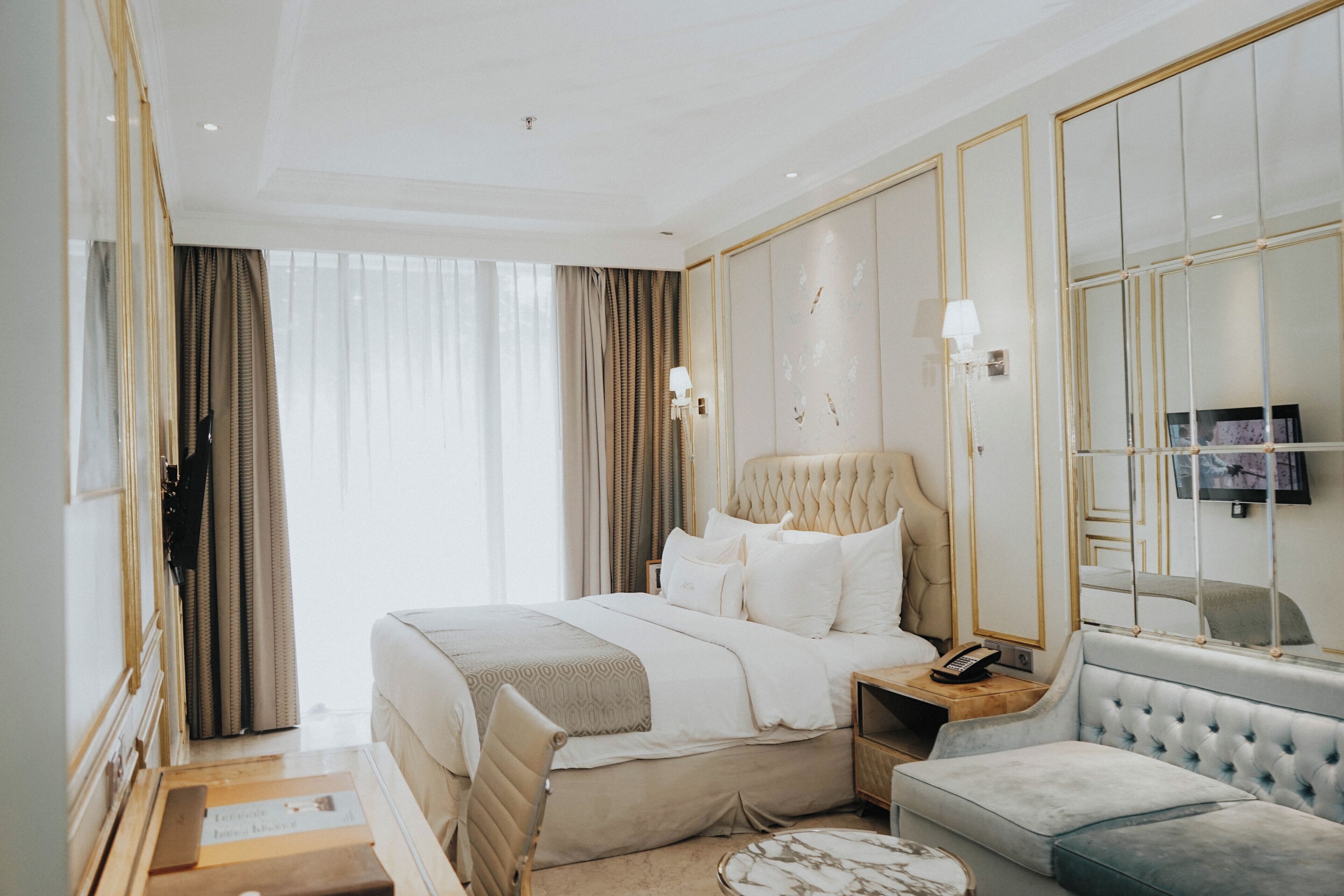 Minibar, in-room safe, desk, blackout curtains