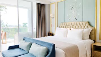 Minibar, in-room safe, desk, blackout curtains