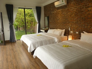 Family Room, Garden View | Minibar, desk, blackout drapes, soundproofing - Tam Coc Boutique Garden (Hoa Lu)