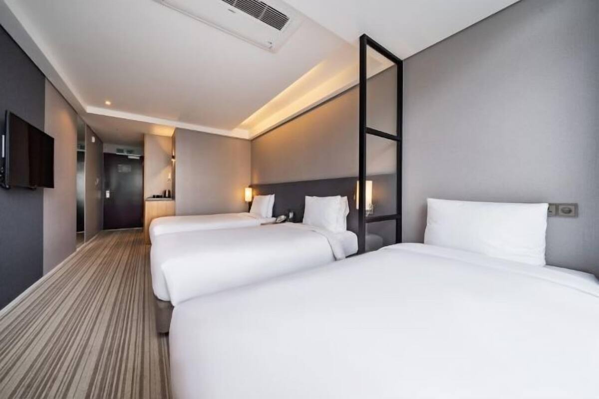 1 quarto, roupas de cama premium, edredons de pluma, cofres nos quartos