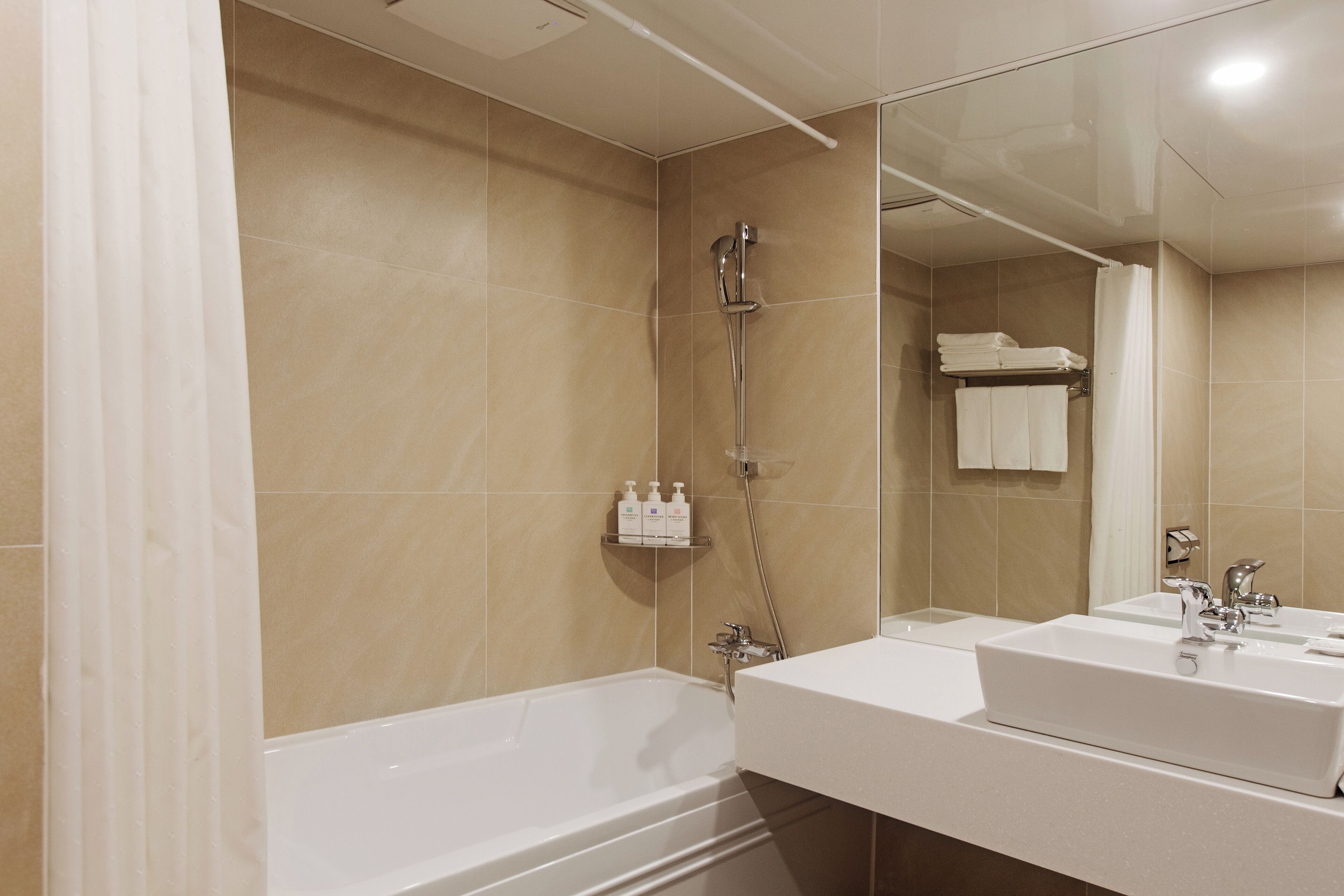 free toiletries, hair dryer, bathrobes, slippers