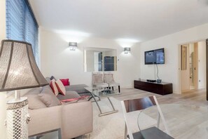 Apartment, 2 Bedrooms | Living room | TV - Incredible, Modern Apartment in South Kensington (London)