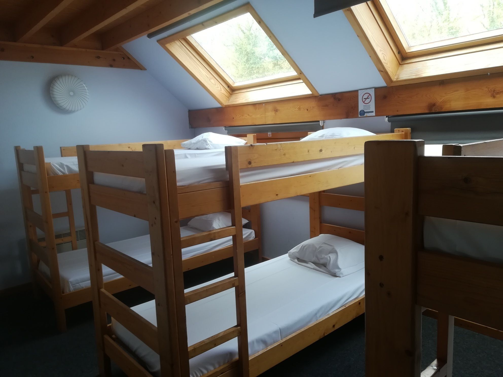 Blackout curtains, free WiFi, bed sheets