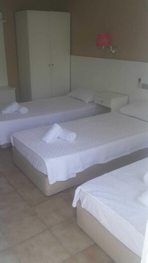 Quarto triplo | Escrivaninha, ferros/tábuas de passar roupa, Wi-Fi de cortesia