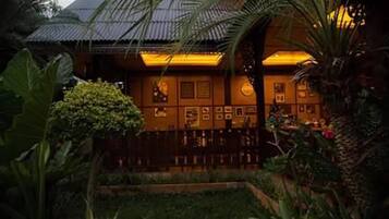 Front of property - evening/night