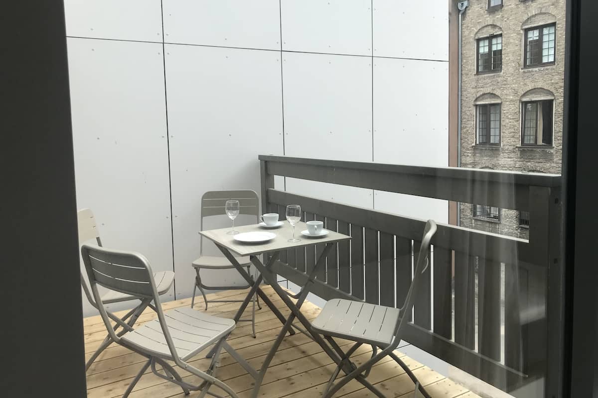 Exclusive Apartment, 1 Double Bed with Sofa bed, Balcony (Kitchenette) | Balcony view