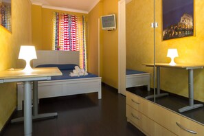 Desk, iron/ironing board, rollaway beds, free WiFi