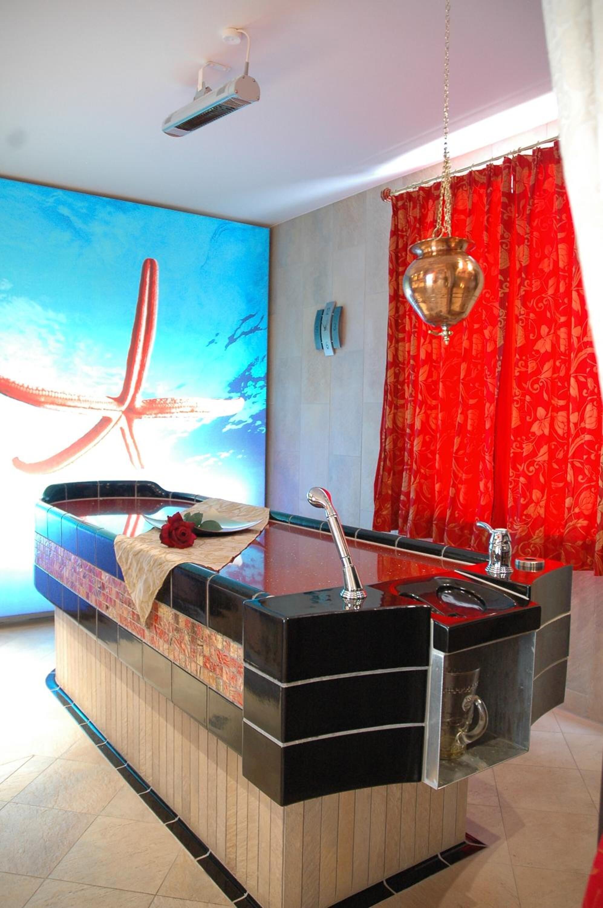 body treatments, facials, manicures and pedicures, massages