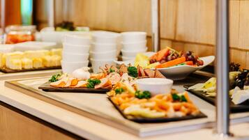 Daily buffet breakfast (EUR 20 per person)