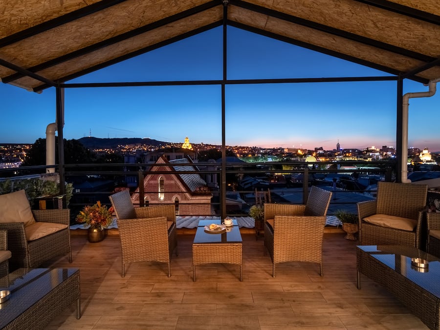 Terraço na cobertura