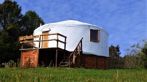 Standard Cottage, 1 Queen Bed, Terrace | Balcony - Yurt in Puyehue with Volcano Views (Puyehue)