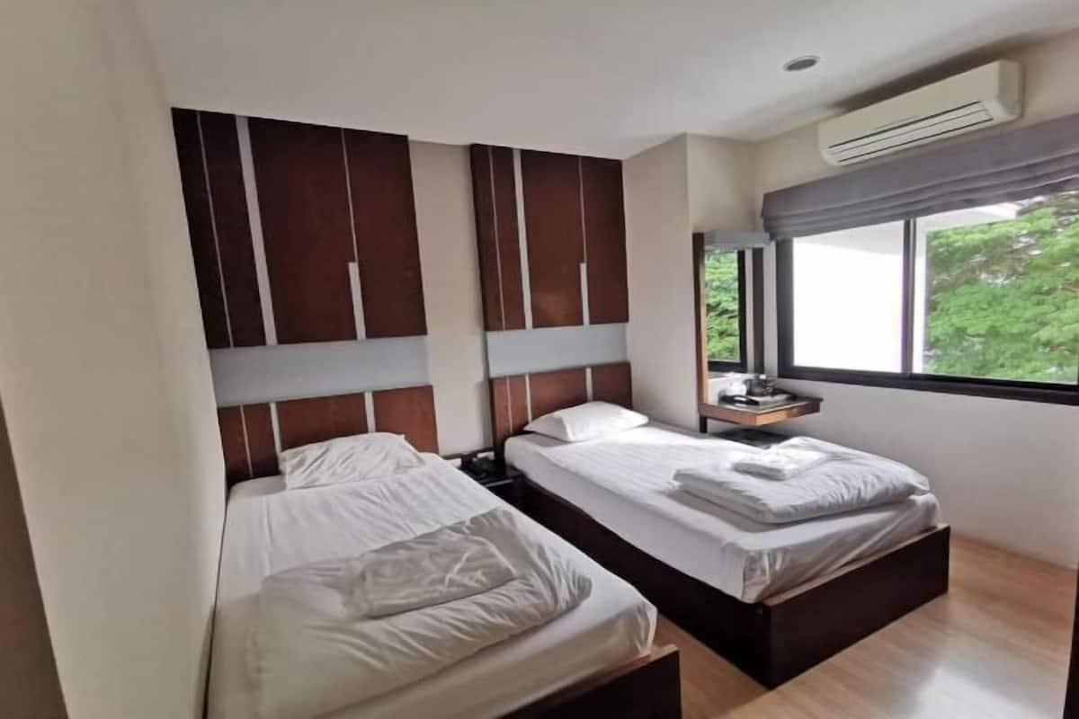 1 slaapkamer, geluiddichte muren, gratis wifi
