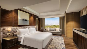 Presidential Suite, 1 King Bed | Egyptian cotton sheets, premium bedding, down duvets, memory-foam beds