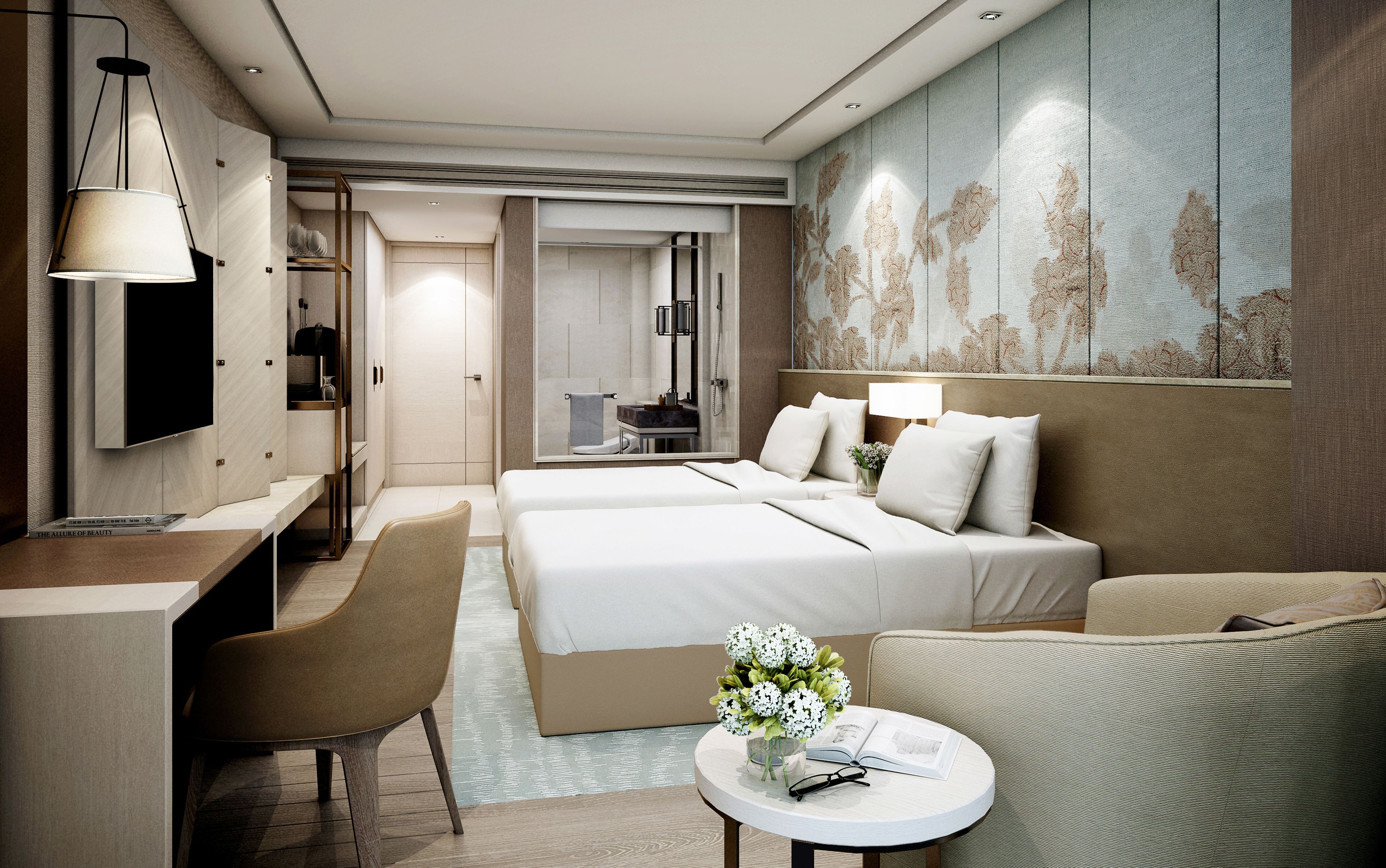 1 bedroom, egyptian cotton sheets, premium bedding, down duvets