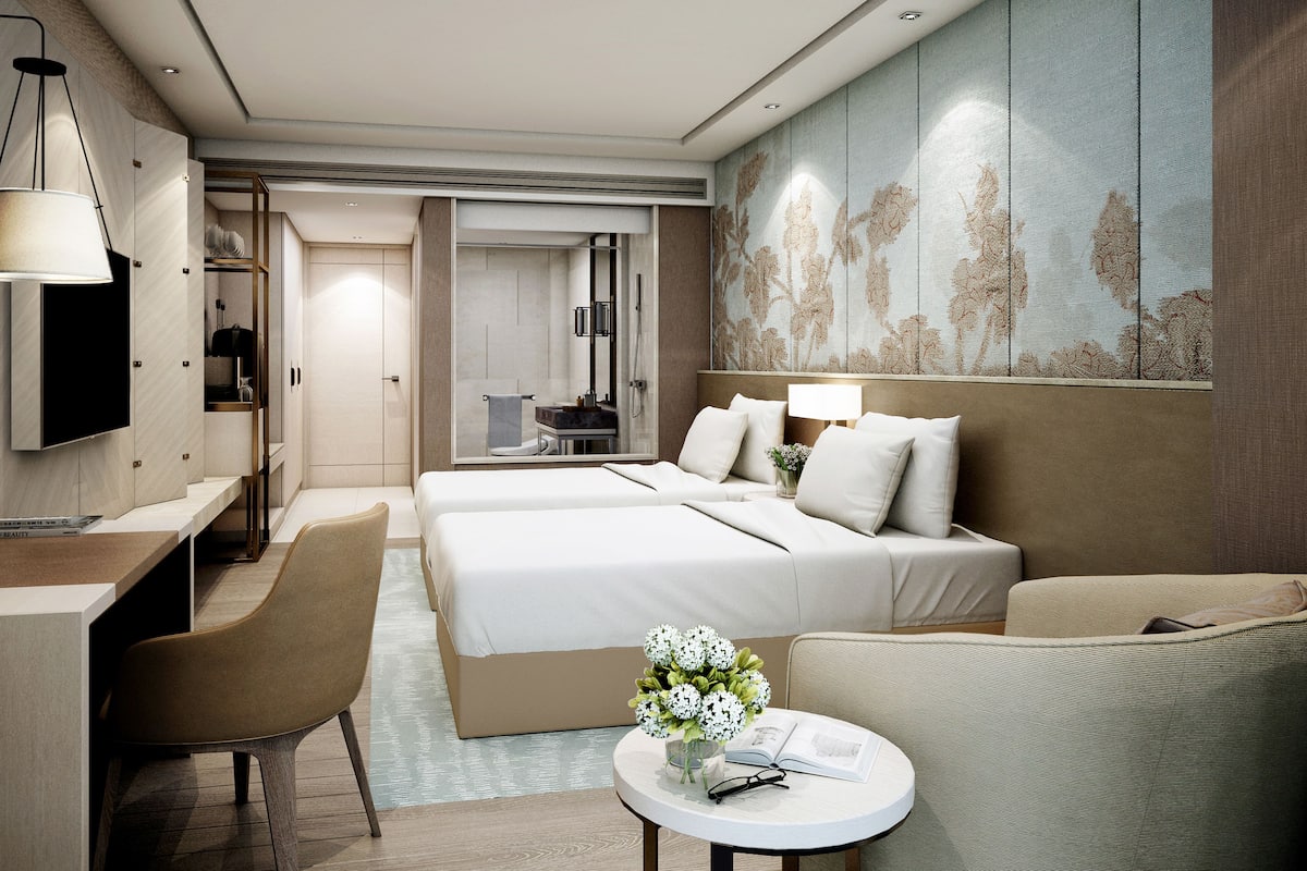 1 bedroom, egyptian cotton sheets, premium bedding, down duvets