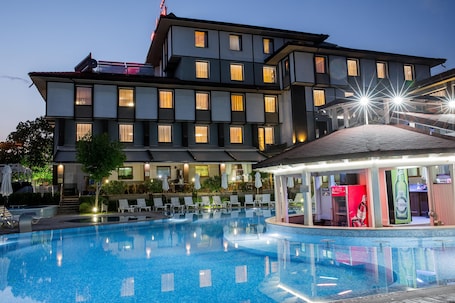 Front of property - evening/night