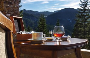 Blick vom Balkon