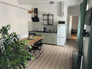 Comfort Apartment, 2 Bedrooms | Living area | 90-cm flat-screen TV with cable channels, TV