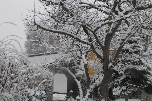 Udsigt fra overnatningsstedet