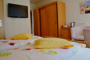 Habitación doble | Caja de seguridad en la habitación y wifi gratis