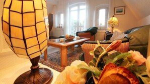 Condo, 3 Bedrooms, Terrace, Sea View | Living area - Villa Glueckspilz (6RB31) (Binz)