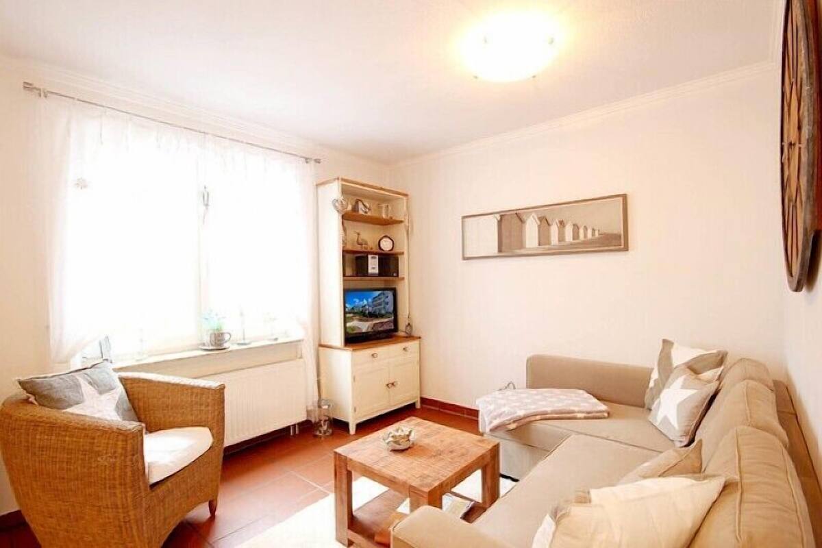 Apartment, 1 Schlafzimmer, Balkon (Grieben) | Wohnbereich | Flachbildfernseher