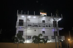 Front of property - evening/night