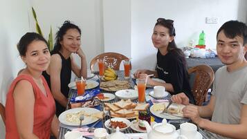 Free daily local cuisine breakfast