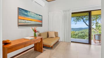 Sunset Premium Villa, 1 King Bed, Balcony, Ocean View | 1 bedroom, minibar, in-room safe, individually decorated