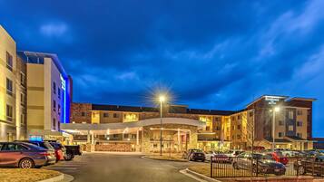 Front of property – evening/night