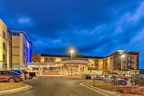 Front of property – evening/night