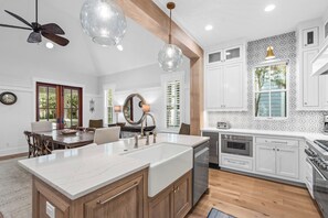 Fridge, microwave, oven, stovetop - Enjoy Easy Living with WaterColor Beach Club Access and steps from Camp WaterColor! (WaterColor)