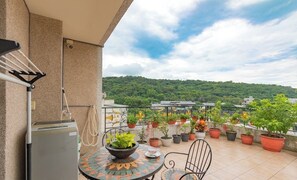 Deluxe dubbelrum - privat badrum | Terrass/Patio