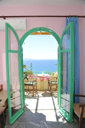 View from room - Erofili Rooms (Agios Vasileios)