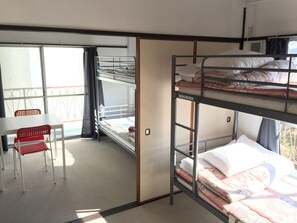 Shared Dormitory, Non Smoking, Ocean View | Iron/ironing board, free WiFi, bed sheets