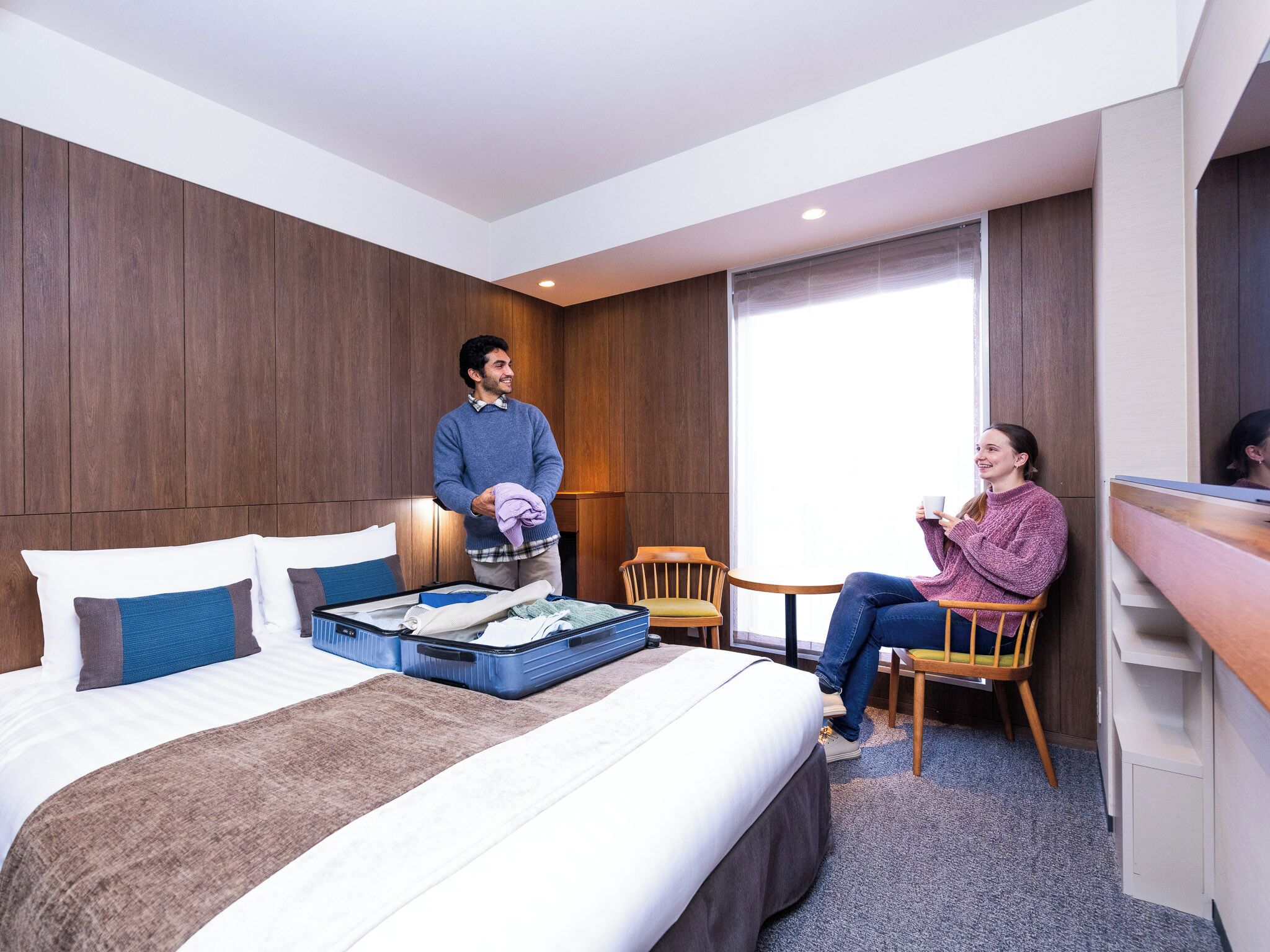 Superior tweepersoonskamer, niet-roken | Een kluis op de kamer, een bureau, verduisterende gordijnen, gratis wifi