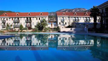 3 indoor pools, outdoor pool, pool umbrellas, sun loungers