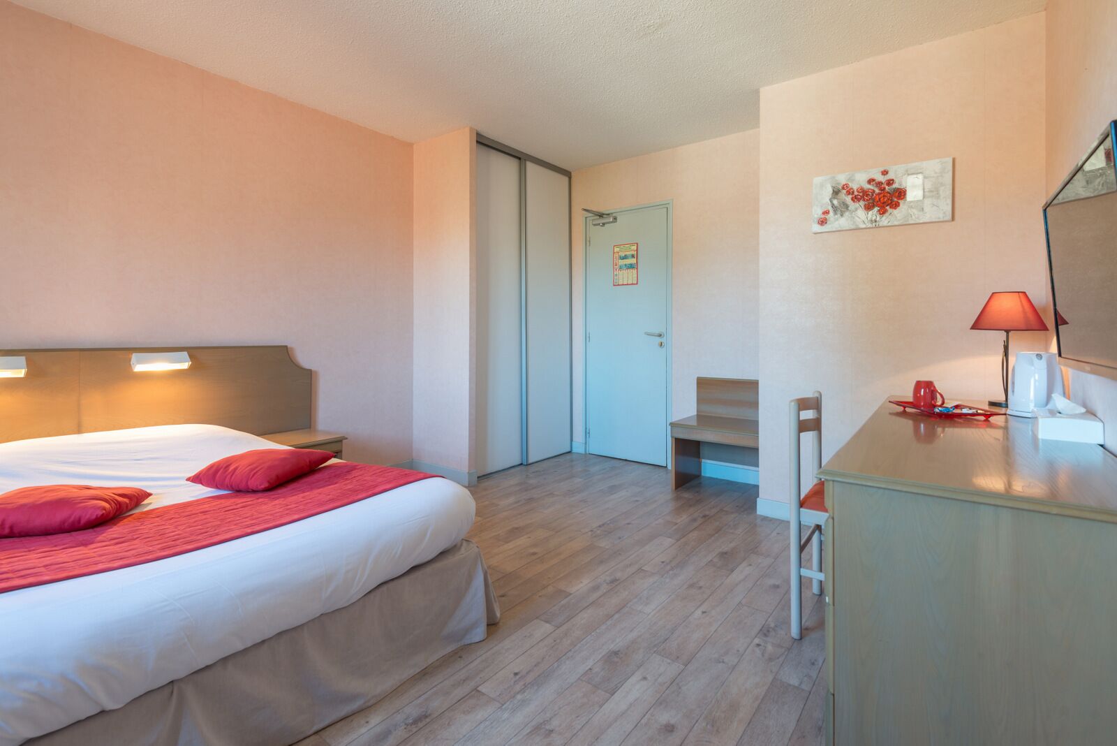 superior double room | individually decorated, desk, blackout curtains, soundproofing