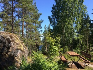 BBQ/picnic area - Kallioranta Cottage (Ruokolahti)
