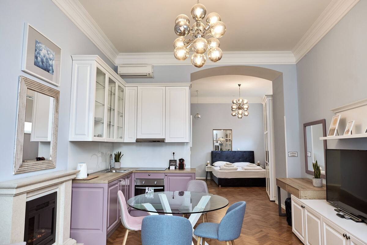 Appartement Deluxe | Couette en duvet d'oie, matelas mémoire de forme, chambres insonorisées