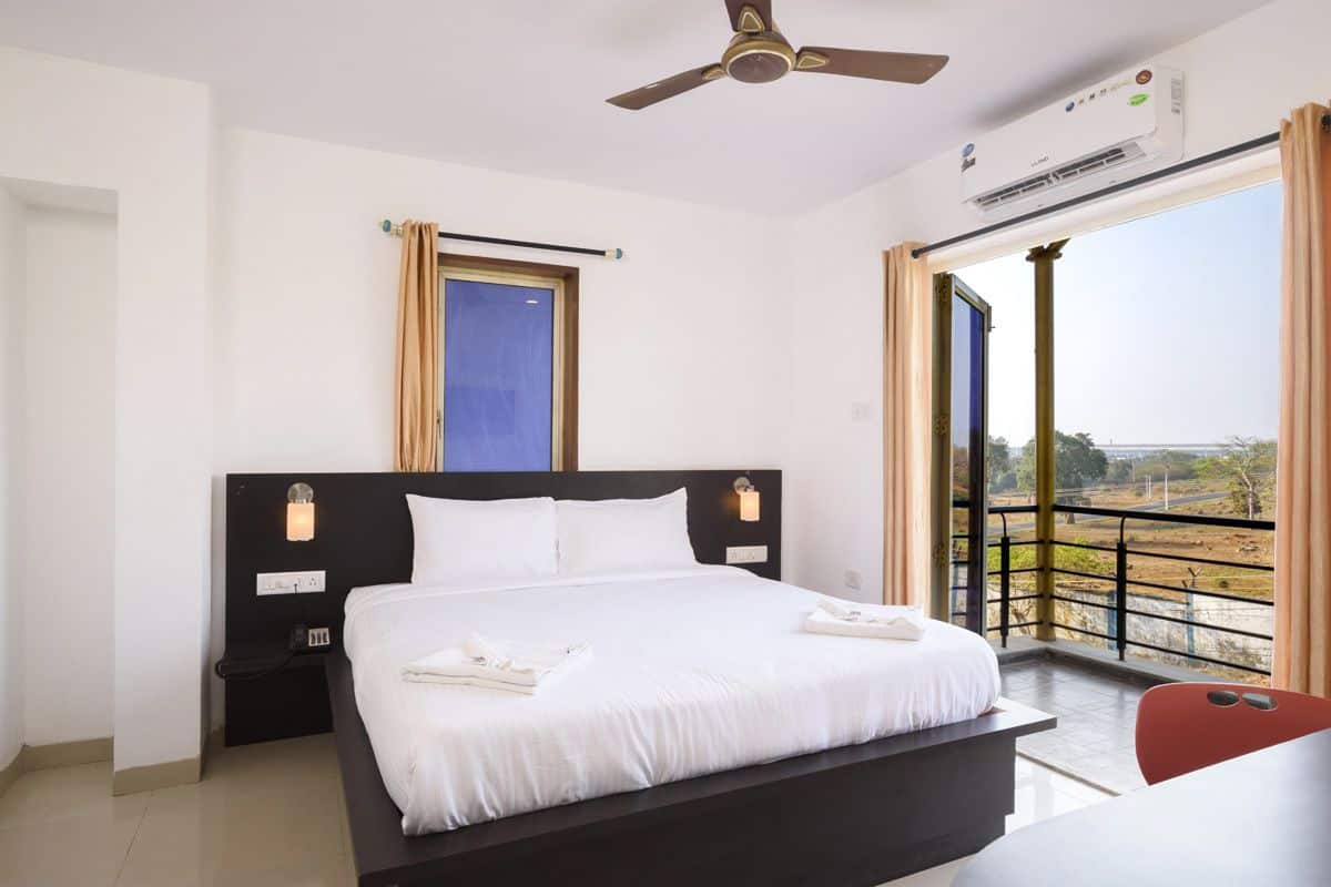 Classic-Doppelzimmer, 1 Queen-Bett, Gartenblick | Ausblick vom Zimmer