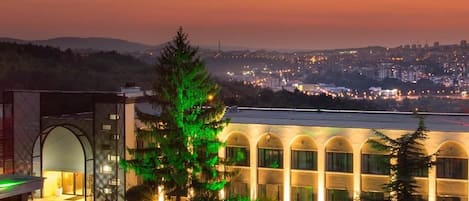 Front of property - evening/night