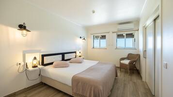 2 habitaciones, caja de seguridad en la habitación y cortinas blackout