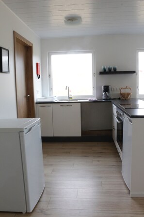 Shared fridge, oven, stovetop, cookware/dishes/utensils - Glacier Inn (Höfn)