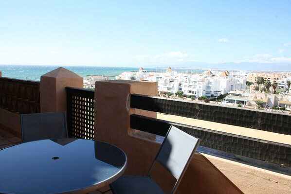 Uitzicht vanuit de kamer