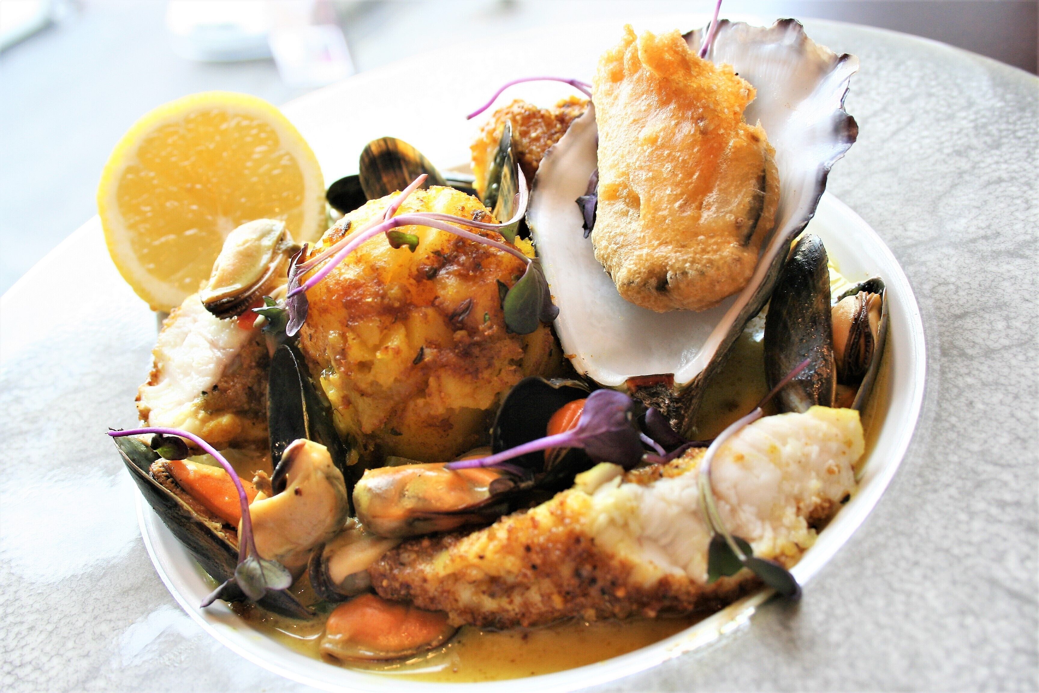 breakfast, lunch, dinner served; local cuisine